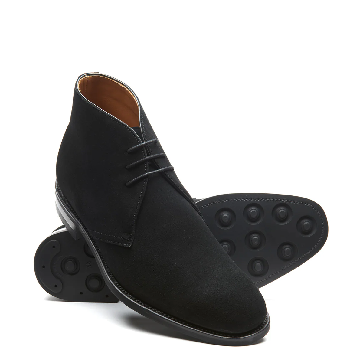 Black Suede 3 Eye Chukka Boot - Image 2