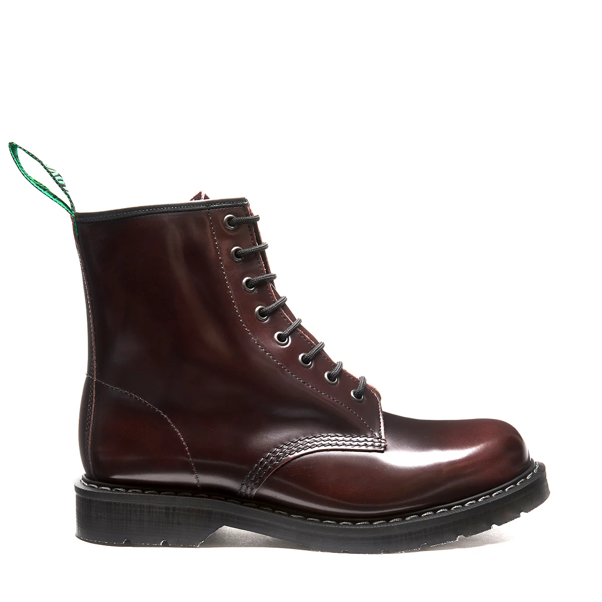 Burgundy Rub-Off 8 Eye Derby Boot & Boot Kiltie - Image 2