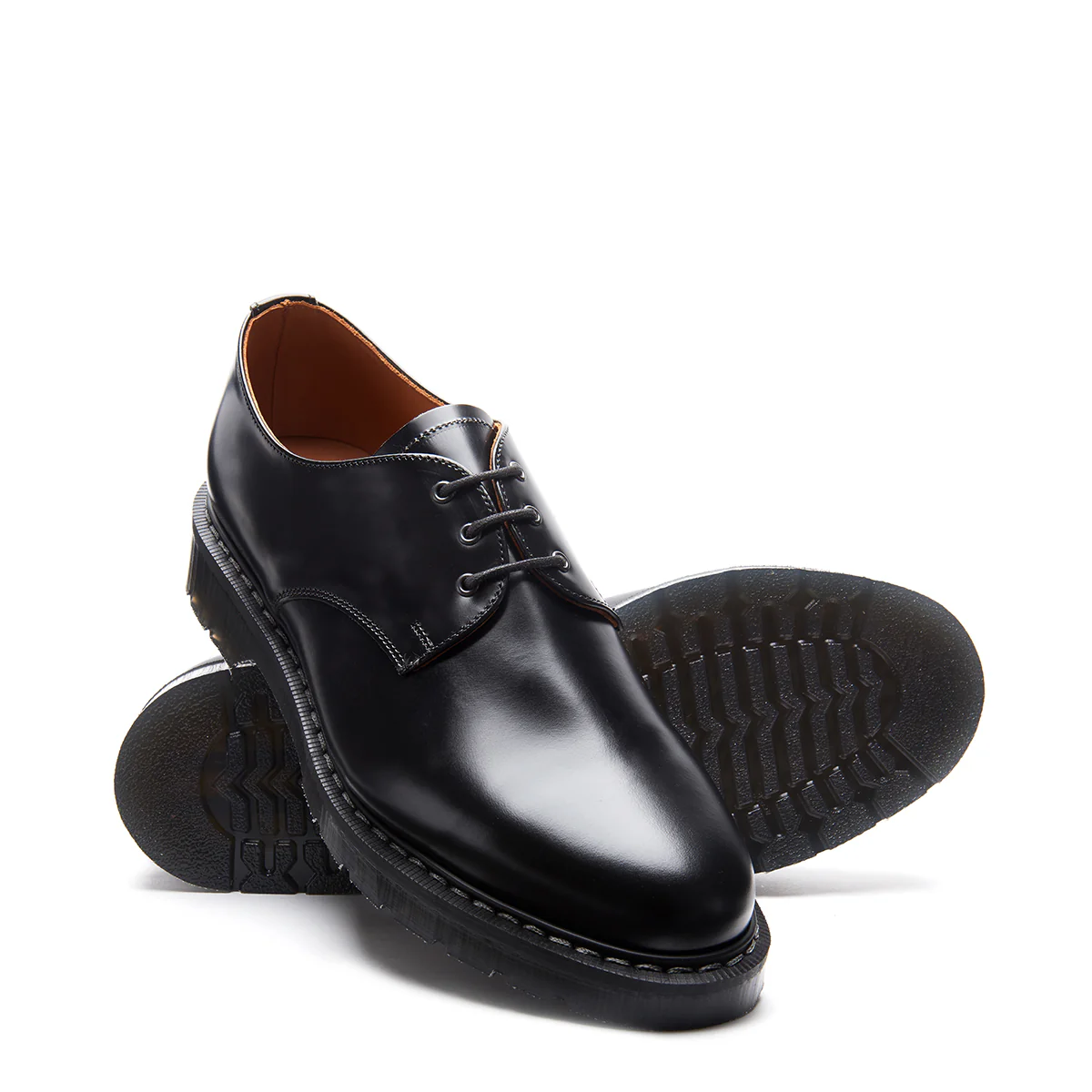 Black Hi-Shine Gibson Shoe - Image 2