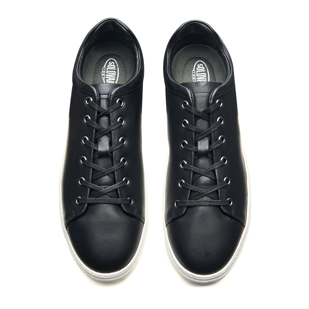 Black Calf Sneaker (White Sole) - Image 4