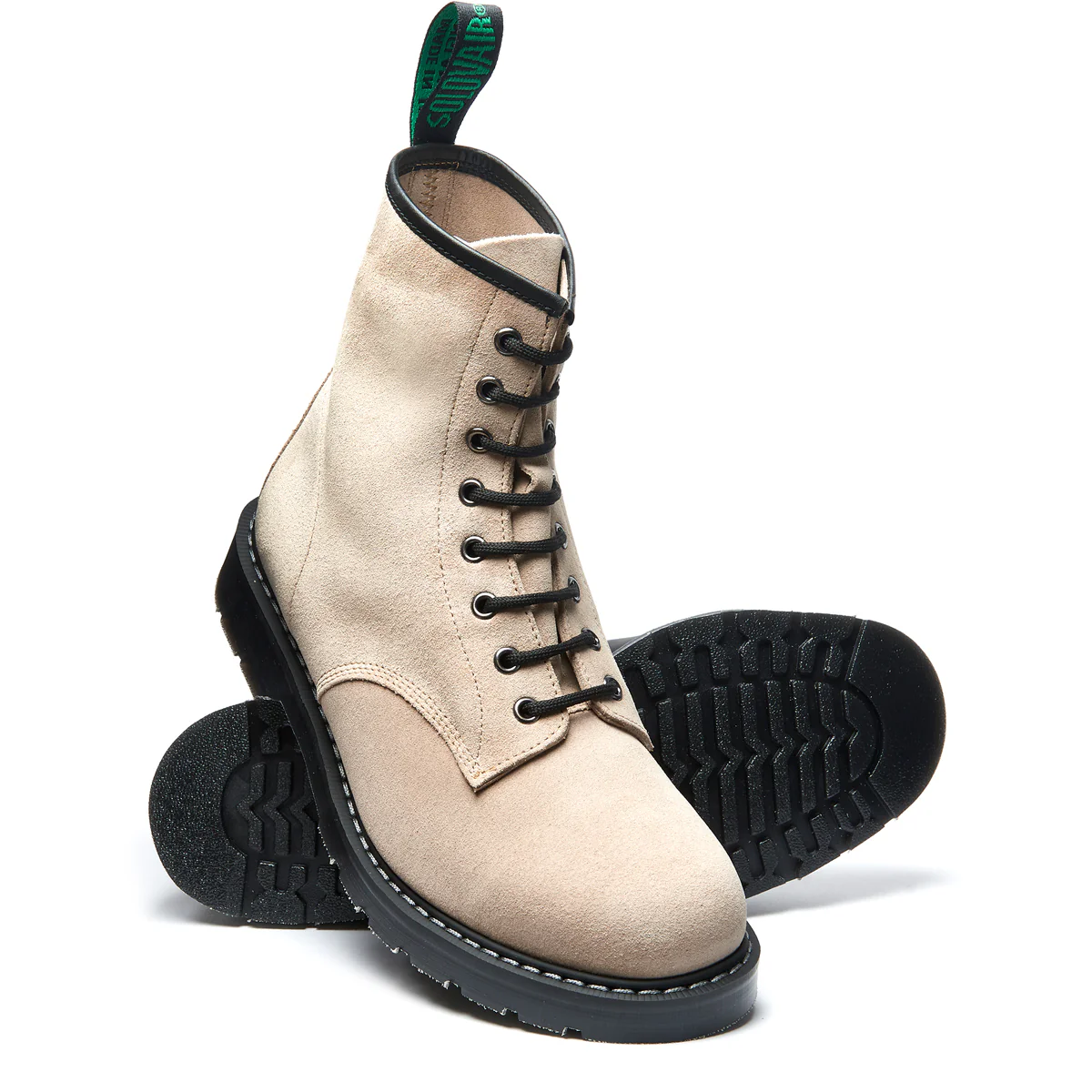 Sand Suede 8 Eye Derby Boot - Image 2