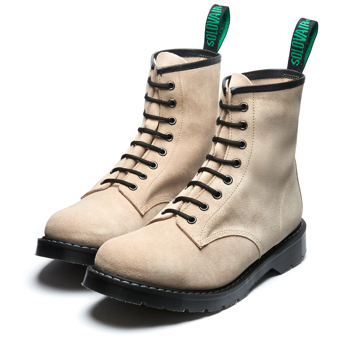Sand Suede 8 Eye Derby Boot - Image 3
